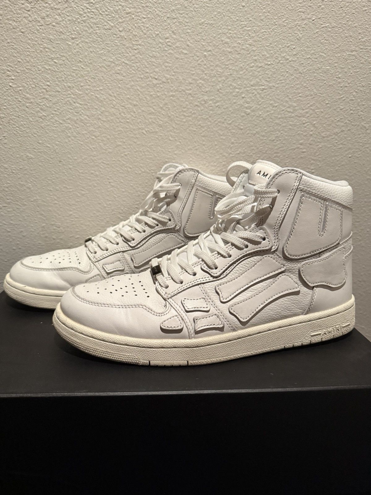 Amiri AMIRI WHITE SKEL TOP HIGHS Size US 10 / EU 43 - 4 Thumbnail