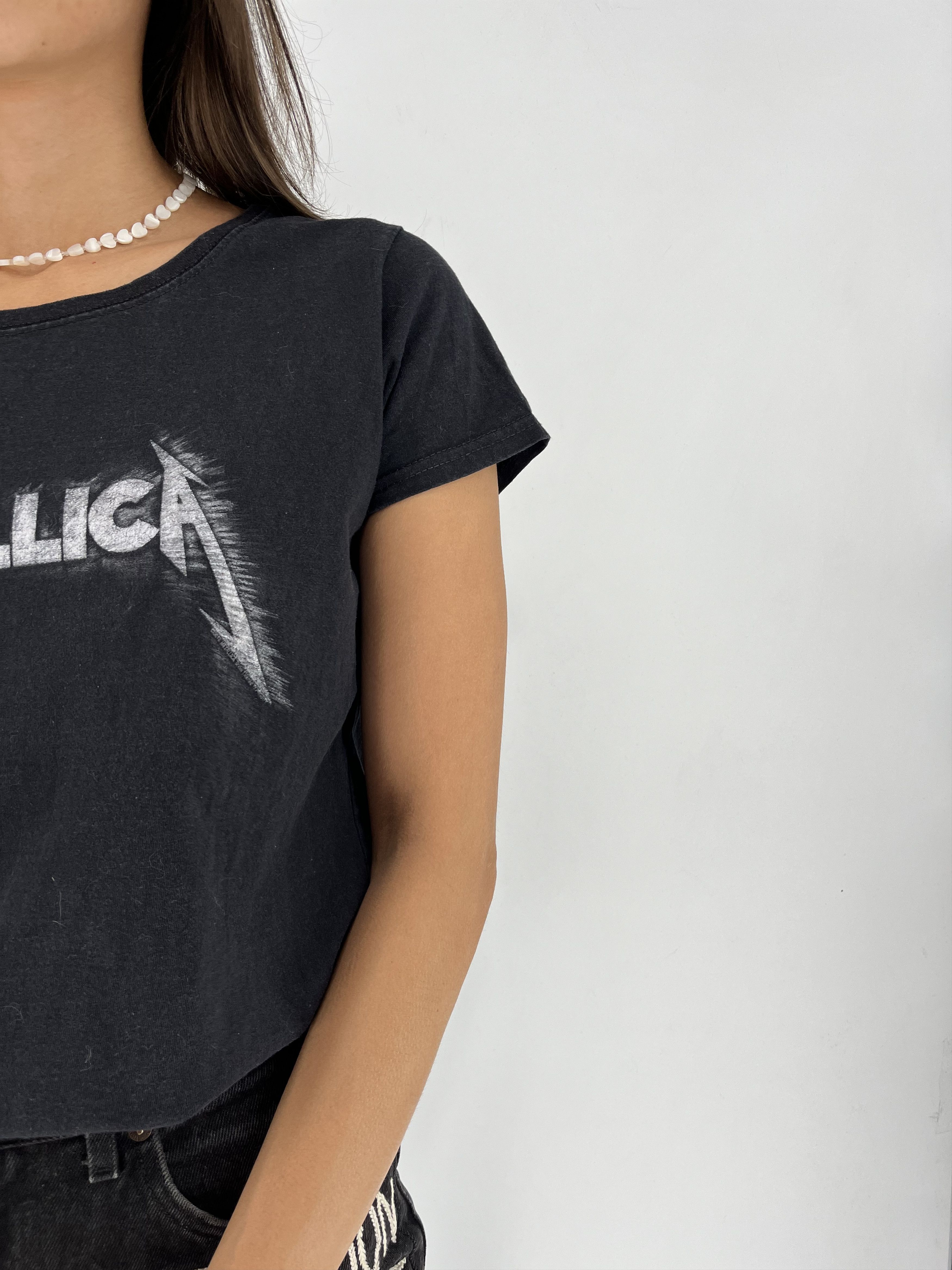 Band Tees × Vintage Vintage Y2K Metallica Band Tour Distressed Tshirt Streetwear Size M / US 6-8 / IT 42-44 - 5 Thumbnail