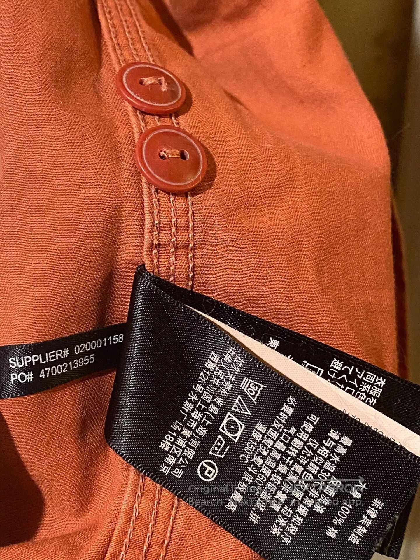 RRL Ralph Lauren Vintage RRL Service Dept Short Sleeve Shirt. Size US L / EU 52-54 / 3 - 9 Thumbnail