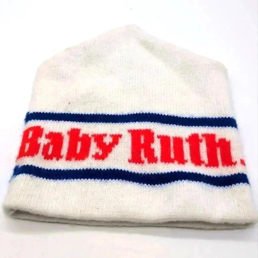 Vintage Vintage Baby Ruth knit Beanie Hat Cap Orlon Headware tag Size ONE SIZE - 1 Thumbnail