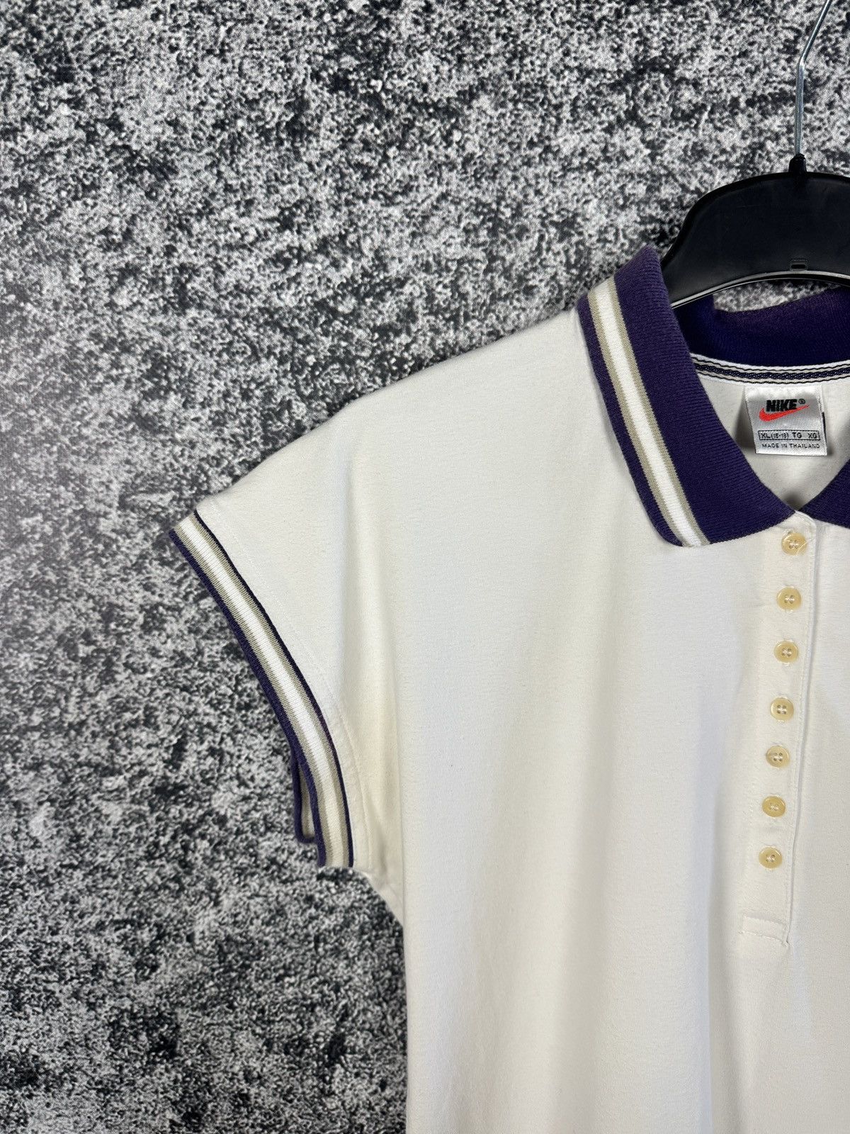 Nike Women’s Vintage Nike Dri Fit Court Tennis Polo Shirt Rare Xl Size XL / US 12-14 / IT 48-50 - 3 Thumbnail