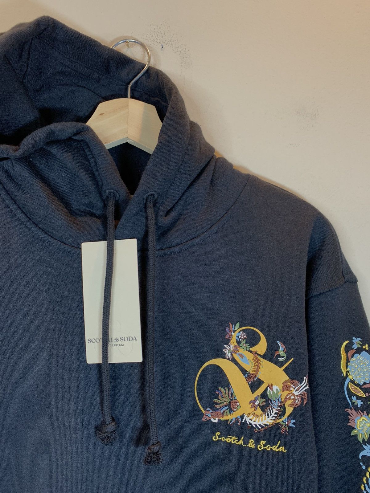 Designer × Scotch & Soda *RARE* New Scotch & Soda Whimsical Floral Embroidered Hoodie Size US S / EU 44-46 / 1 - 2 Thumbnail