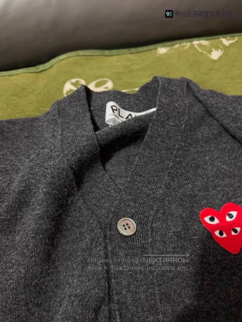 Comme des Garcons Comme des Garcons Red Heart Wool Cardigan Size XXL / US 16-18 / IT 52-54 - 6 Thumbnail