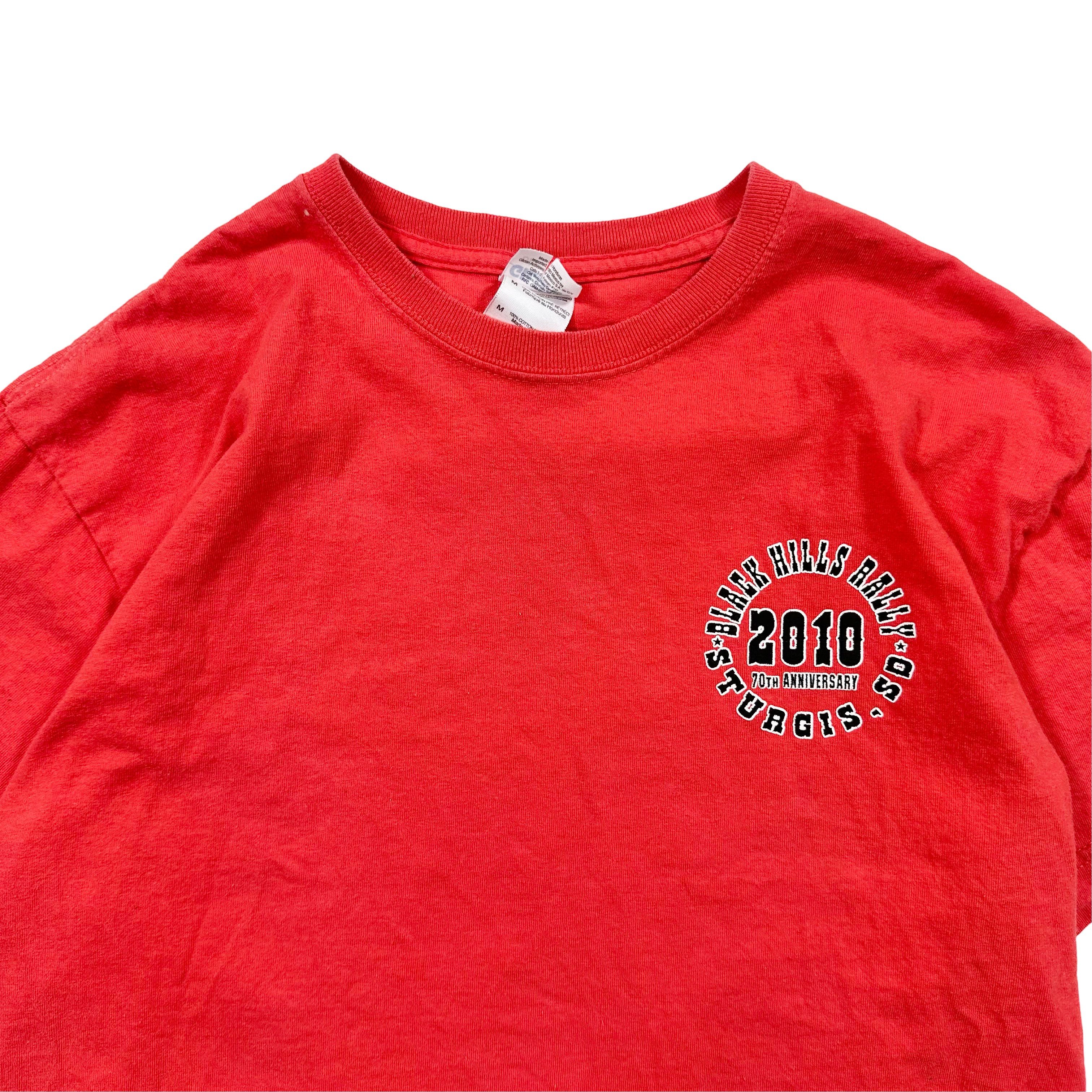 Vintage Vintage 2010 Black Hills Rally Bike Week Graphic T Shirt Size US M / EU 48-50 / 2 - 2 Thumbnail
