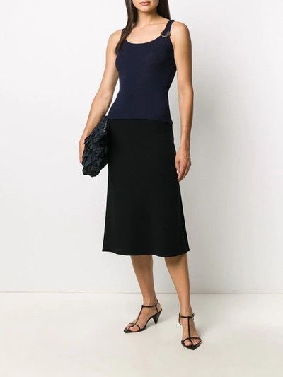 Coperni o1mle0524 Wool-Blend Tank Top in Navy Size L / US 10 / IT 46 - 2 Thumbnail