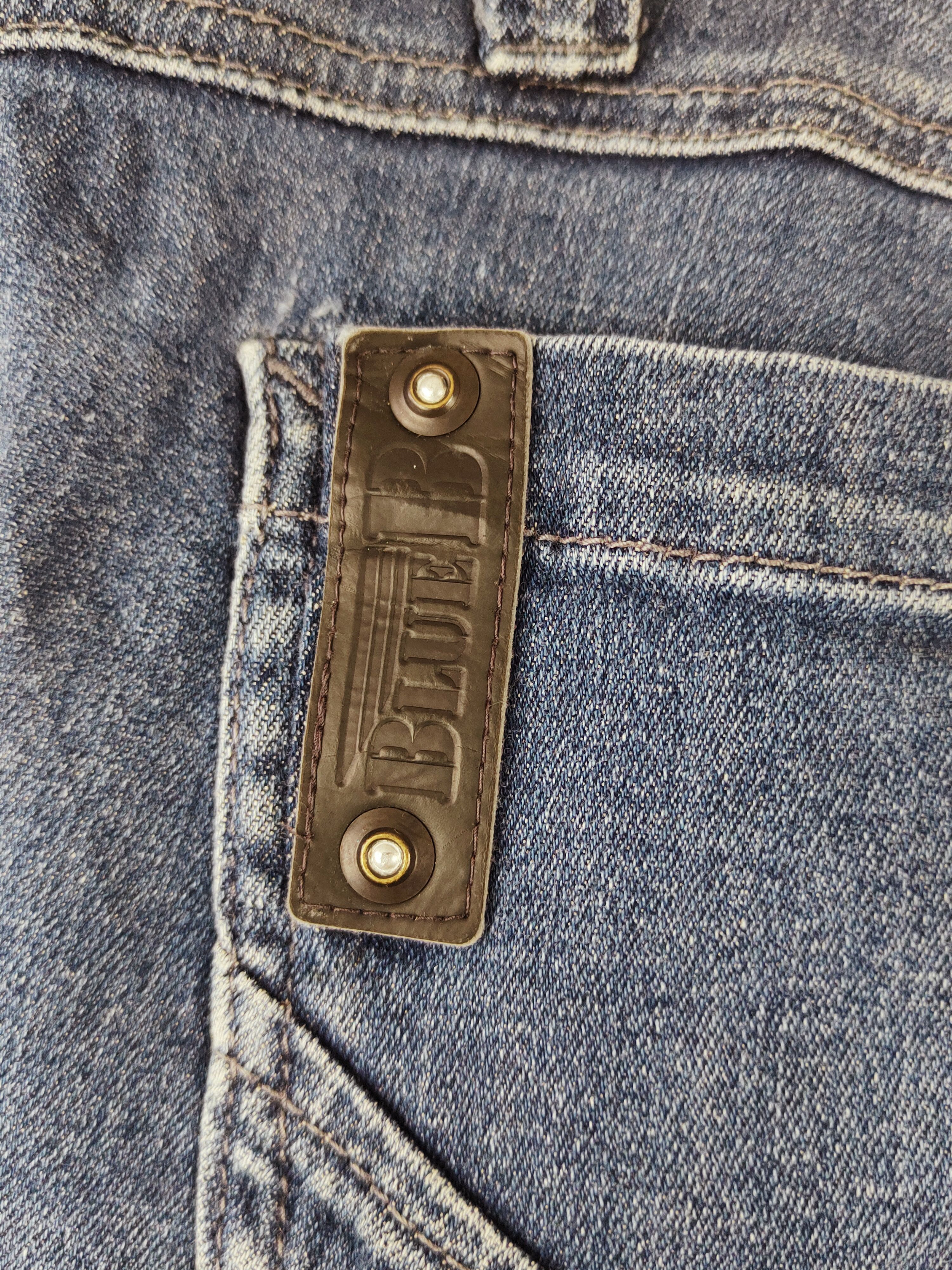 Japanese Brand BlueB Blue Distressed vintage Ripped Jeans #S2527 Size US 38 / EU 54 - 11 Thumbnail