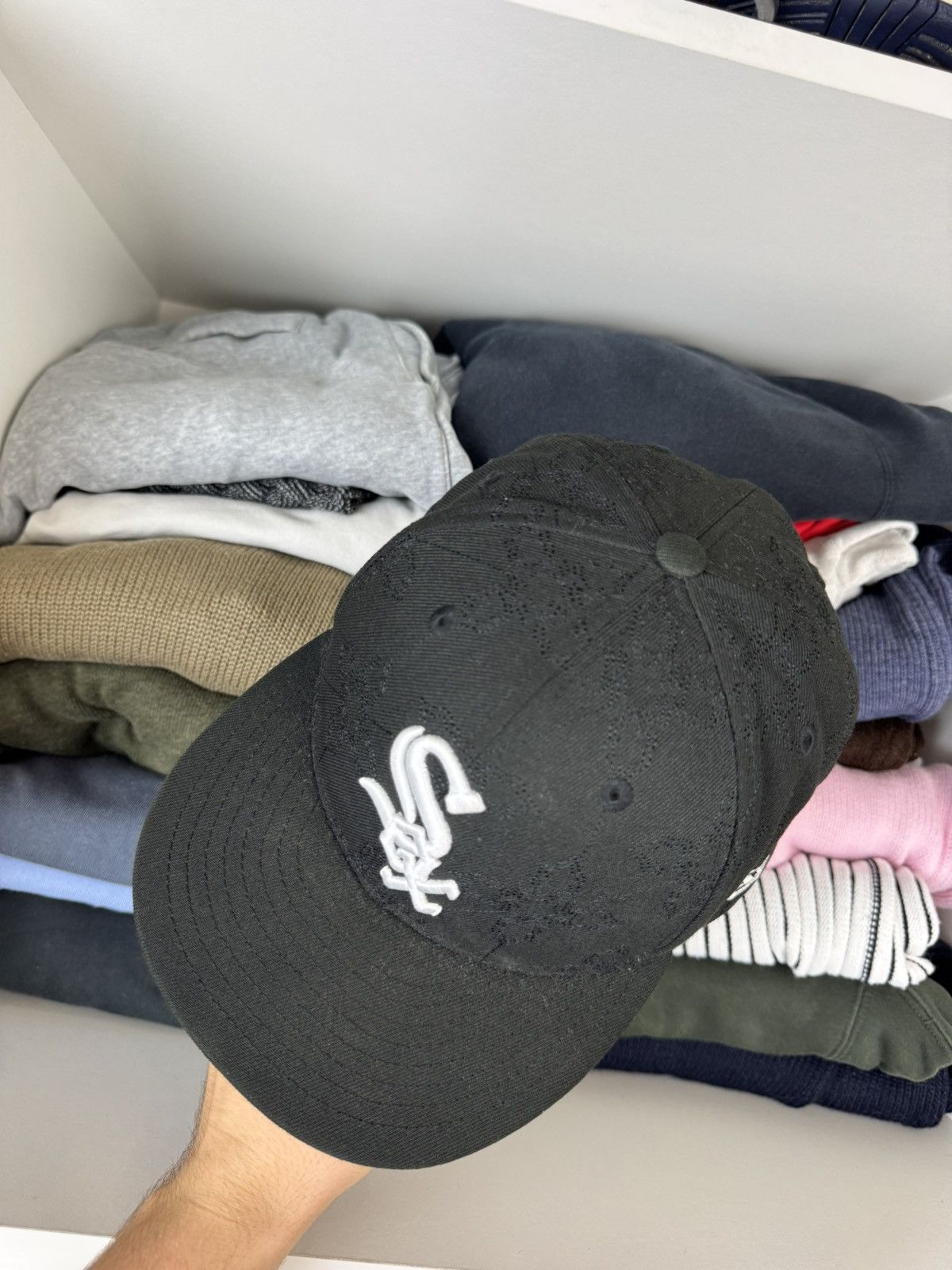 New Era New Era 59FIFTY Chicago White Sox MLB Fitted Cap 7 1/2 59.6 Size ONE SIZE - 3 Thumbnail