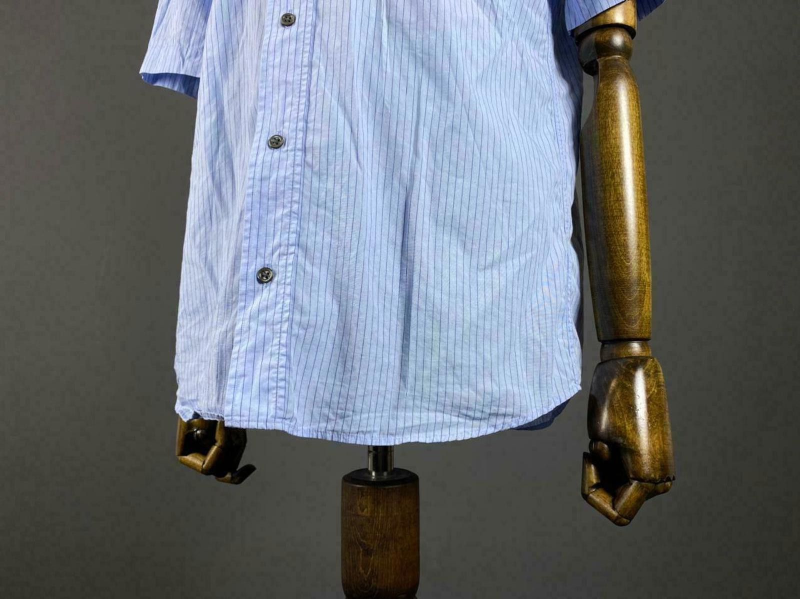 Lanvin Men Lanvin Paris Blue Striped Shirt Size 40 / 15.75 Size US M / EU 48-50 / 2 - 4 Thumbnail