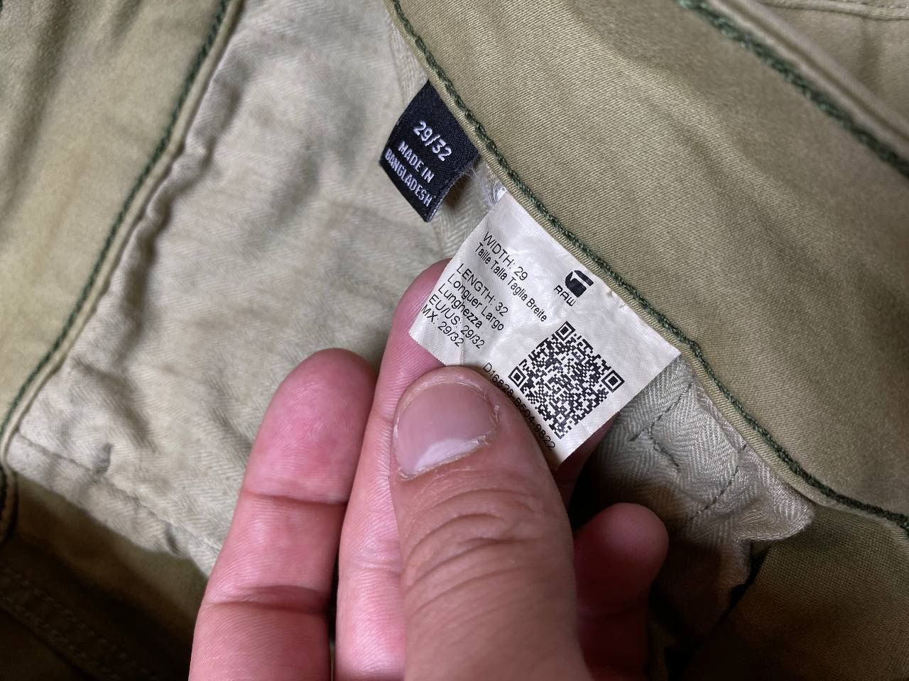 G-Star Vintage G-Star Raw Cargo Casual Pants Size 29 Size US 29 - 2 Thumbnail