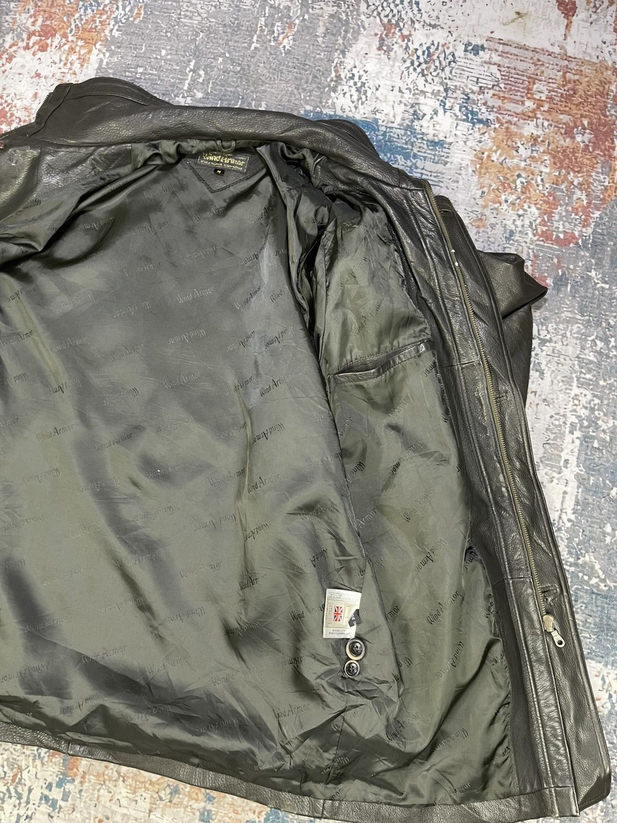 Vintage Vtg Wind Armor Deerskin Leather Coat Jacket Size US M / EU 48-50 / 2 - 10 Thumbnail