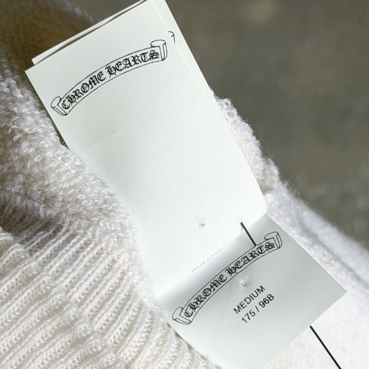 Chrome Hearts Chrome Hearts Cashmere Life Sentence Embroidered Knit Hoodie Size US M / EU 48-50 / 2 - 11 Thumbnail