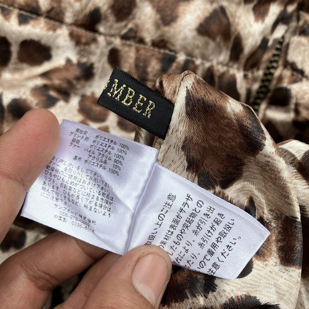 Designer SKI BOMBER FUR REVERSIBLE LEOPARD JACKET Size M / US 6-8 / IT 42-44 - 5 Thumbnail