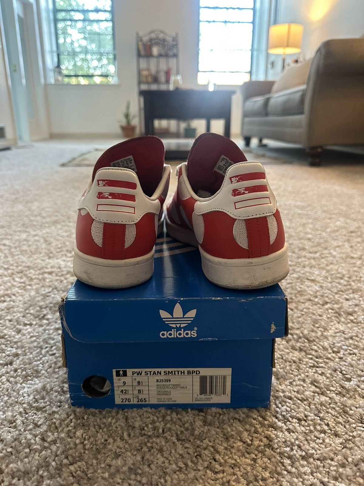 Adidas × Pharrell PW Stan Smith BPD Size US 9 / EU 42 - 5 Thumbnail