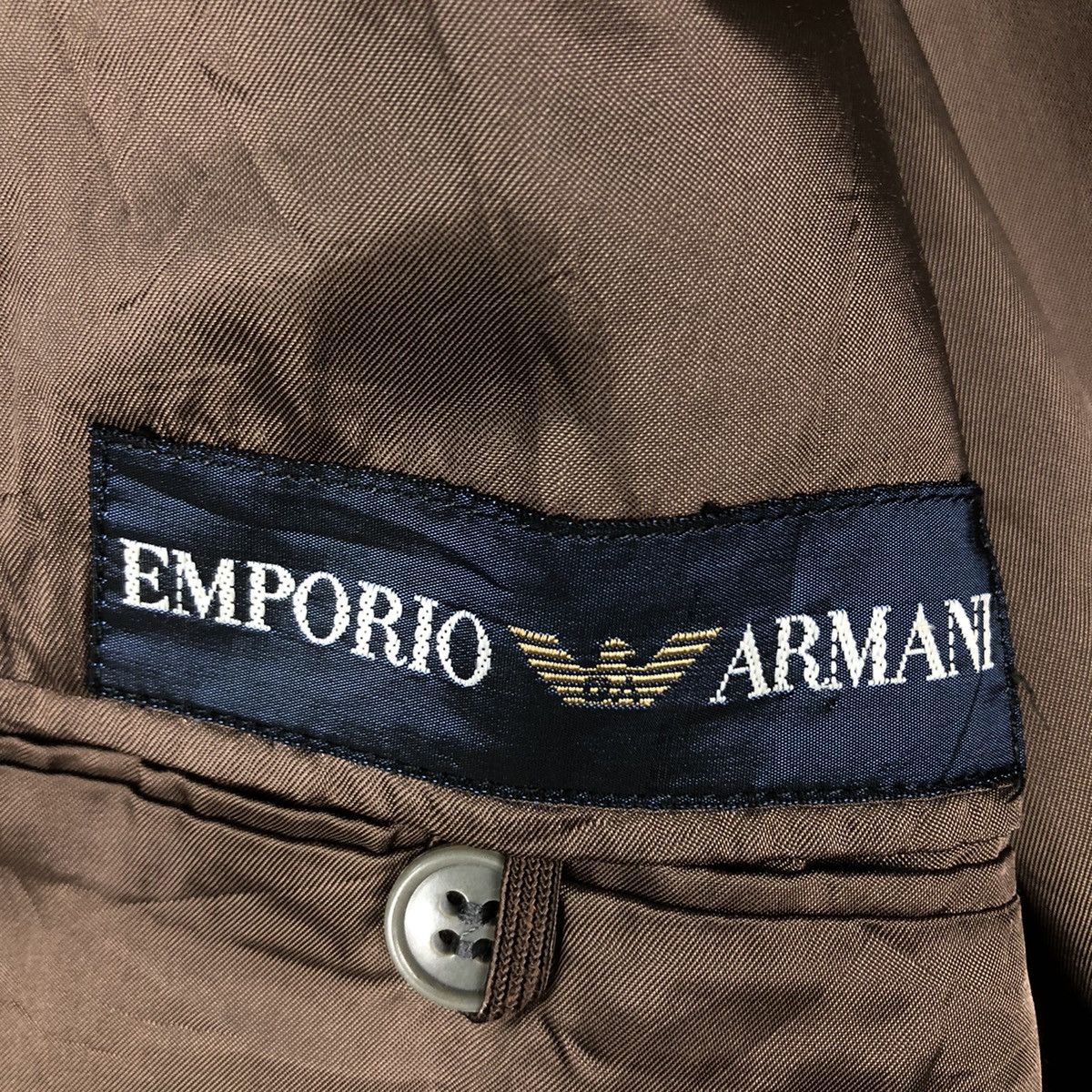 Emporio Armani 🔥Vintage Emporio Armani Made in Italy Double Breast Tartan Size US M / EU 48-50 / 2 - 17 Thumbnail