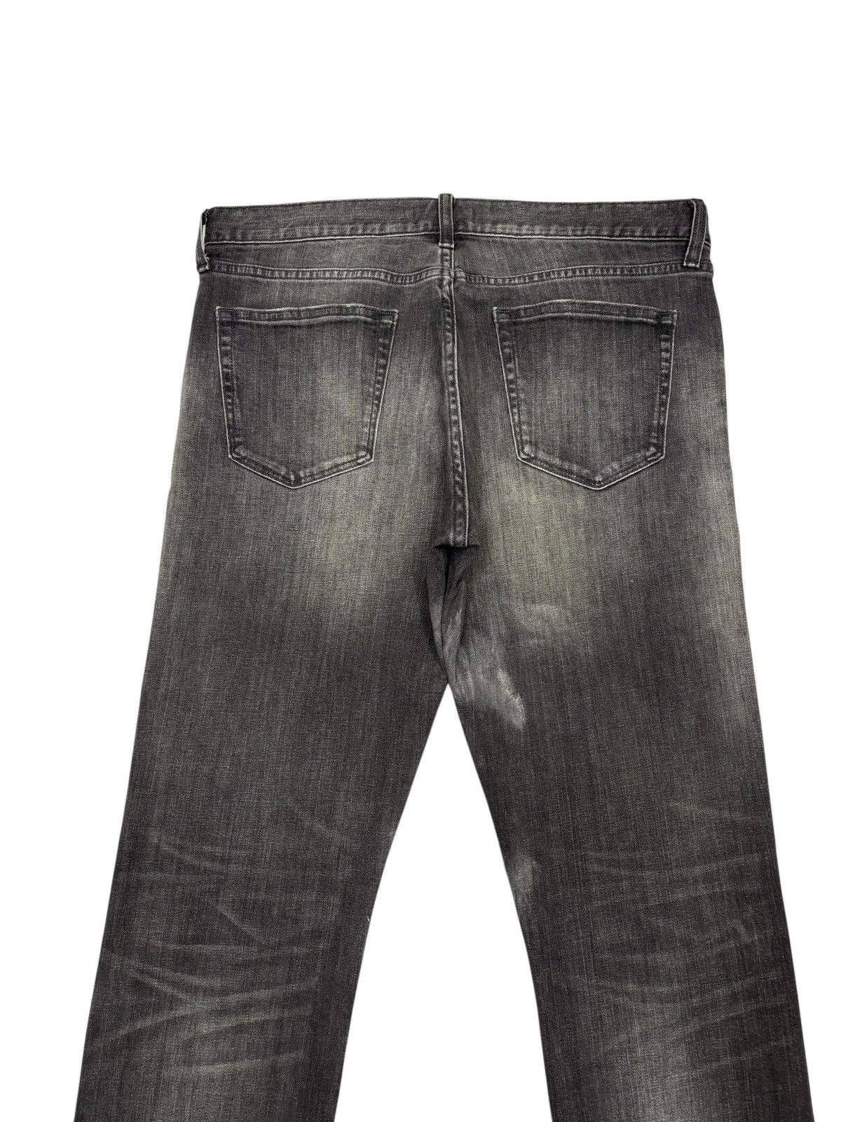 Kapital Vintage Uniqlo Faded Black Distressed Denim Jeans Size US 34 / EU 50 - 6 Thumbnail
