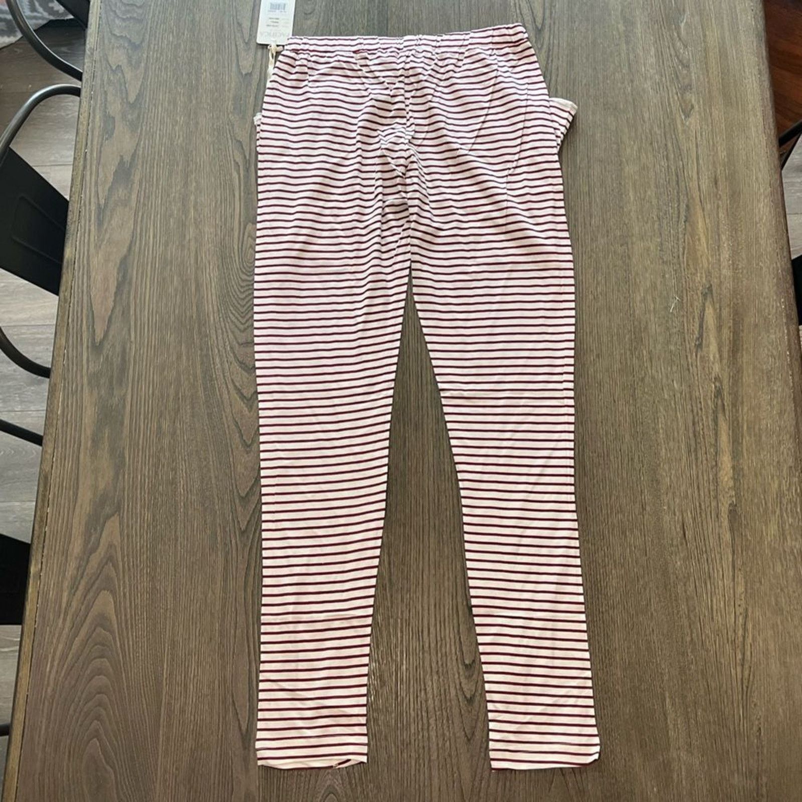 Vintage NWT Pacifica by Pacific Wine Stripe 100% Cotton Pants Size S Size 26" / US 2 / IT 38 - 9 Thumbnail