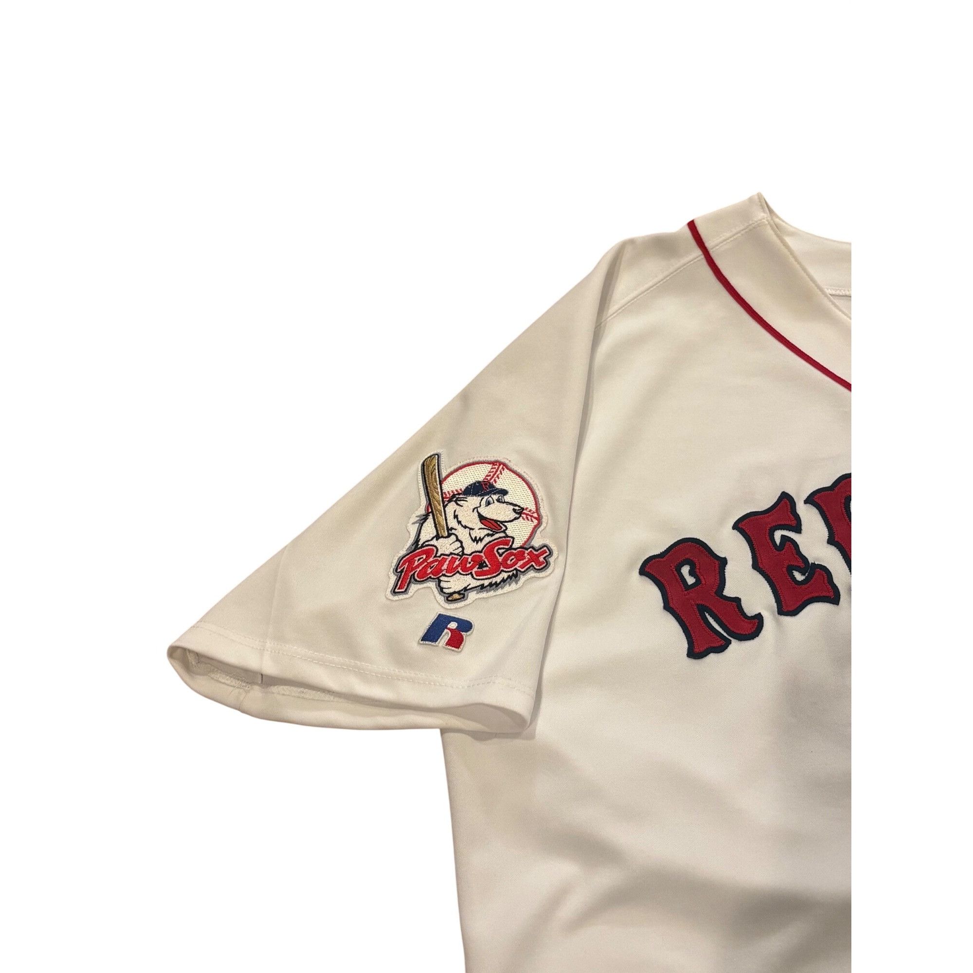 Russell Athletic Game Worn 2003 Pawtucket Red Sox Ryan Rupe #45 Minor League Size US XXL / EU 58 / 5 - 7 Thumbnail