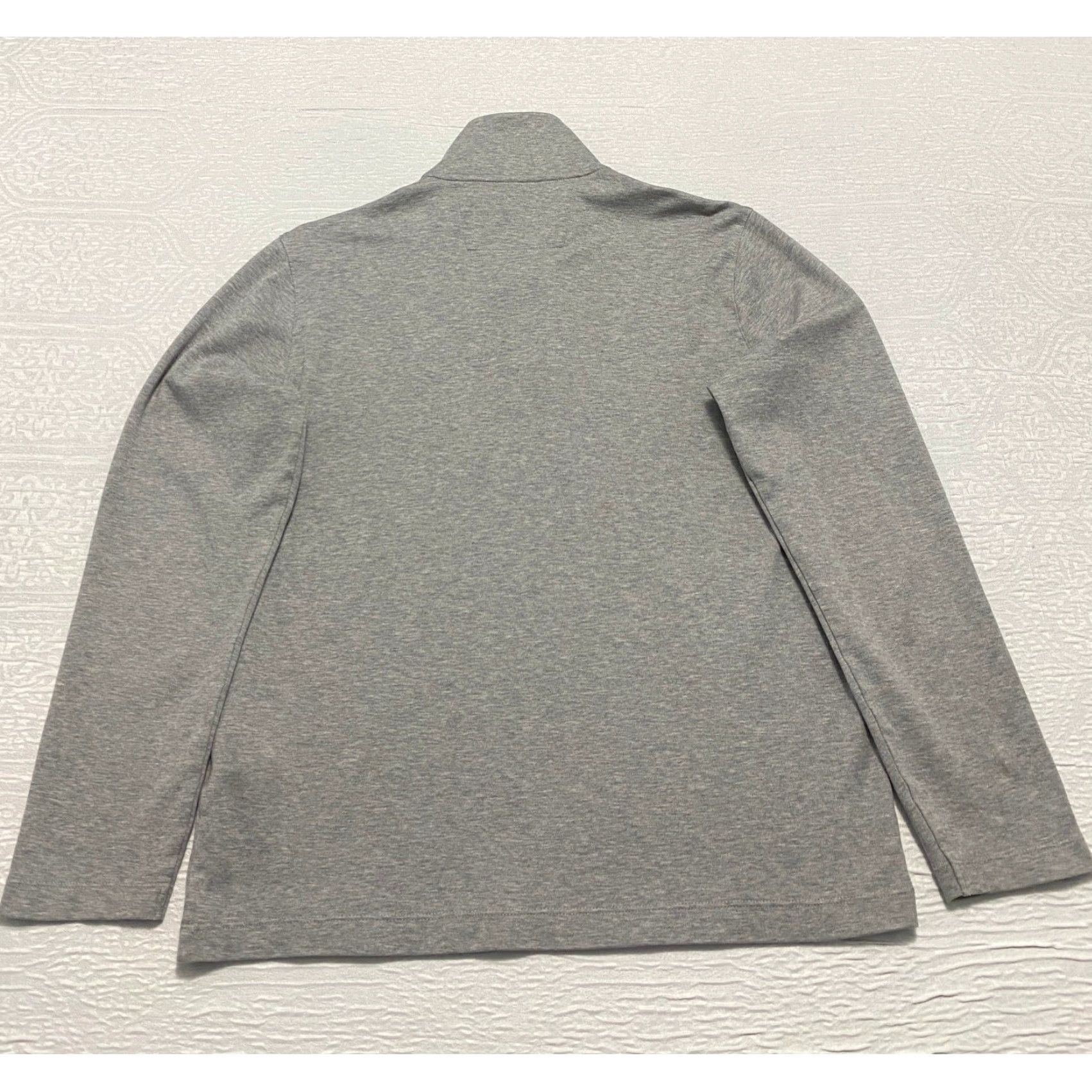 Banana Republic Banana Republic Mens Gray 1/4 Zip Pullover Long Sleeve Top Luxury Touch Casual Knit Tight-Knit Mock Neck Sweatshirt Sweater Size US M / EU 48-50 / 2 - 5 Thumbnail