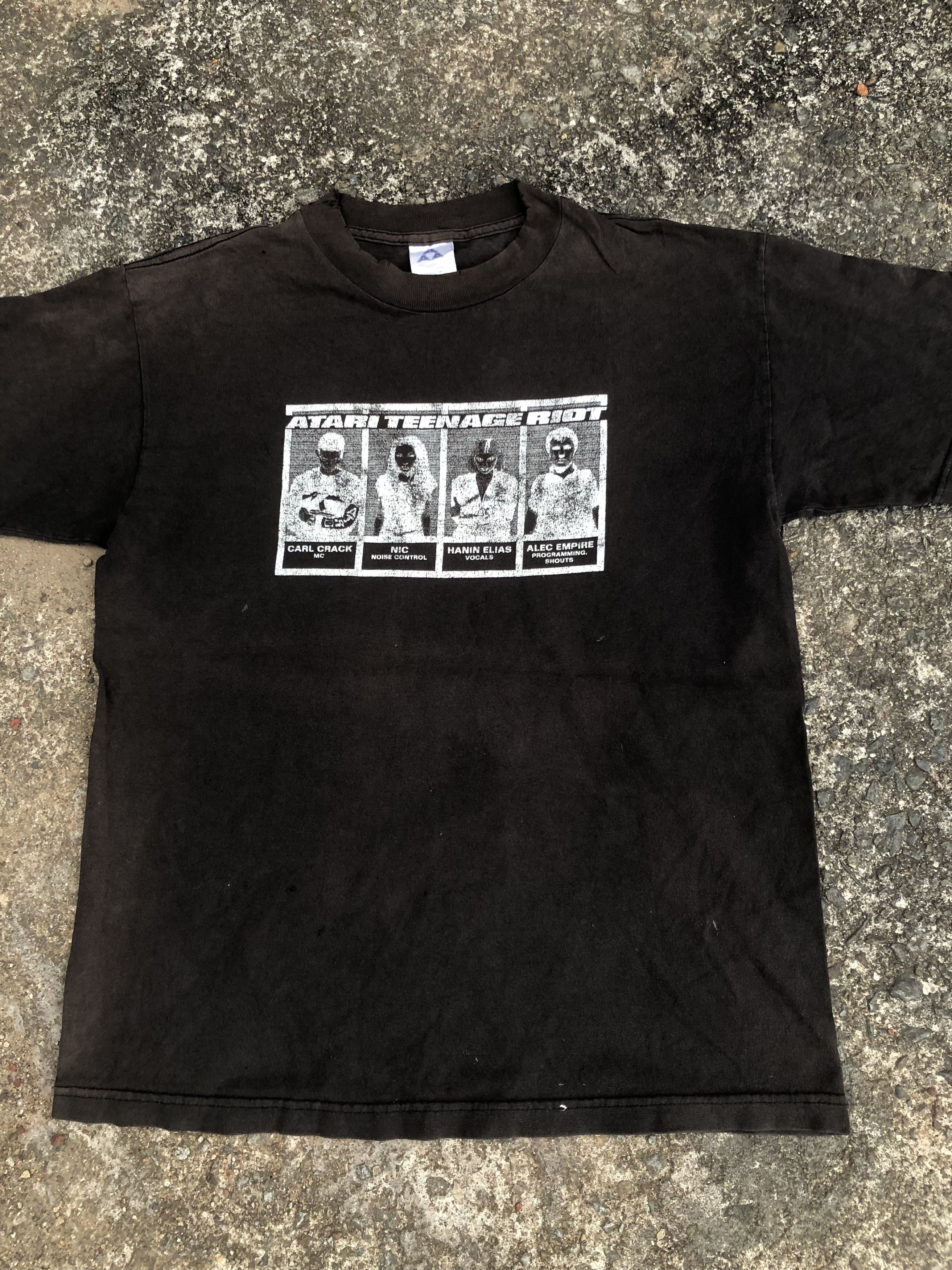 Vintage 🔥Vintage 90s ATR ATARI TEENAGE RIOT Hardcore Band T-Shirt Size US M / EU 48-50 / 2 - 3 Thumbnail