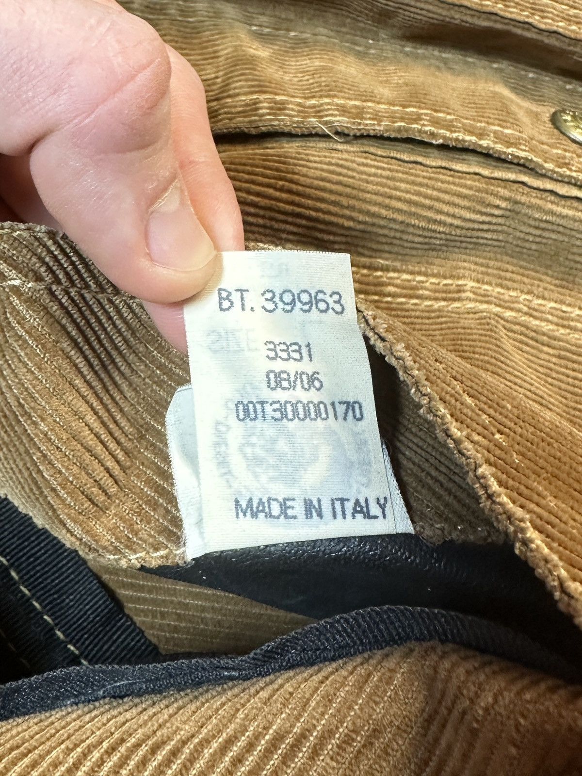 Diesel Y2K Vintage Corduroy Diesel Reversible Jacket Streetwear L Size US L / EU 52-54 / 3 - 11 Thumbnail