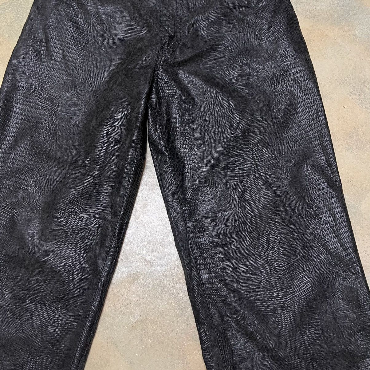 Japanese Brand Japanese Brand Leather Biker Pants Size US 30 / EU 46 - 4 Thumbnail