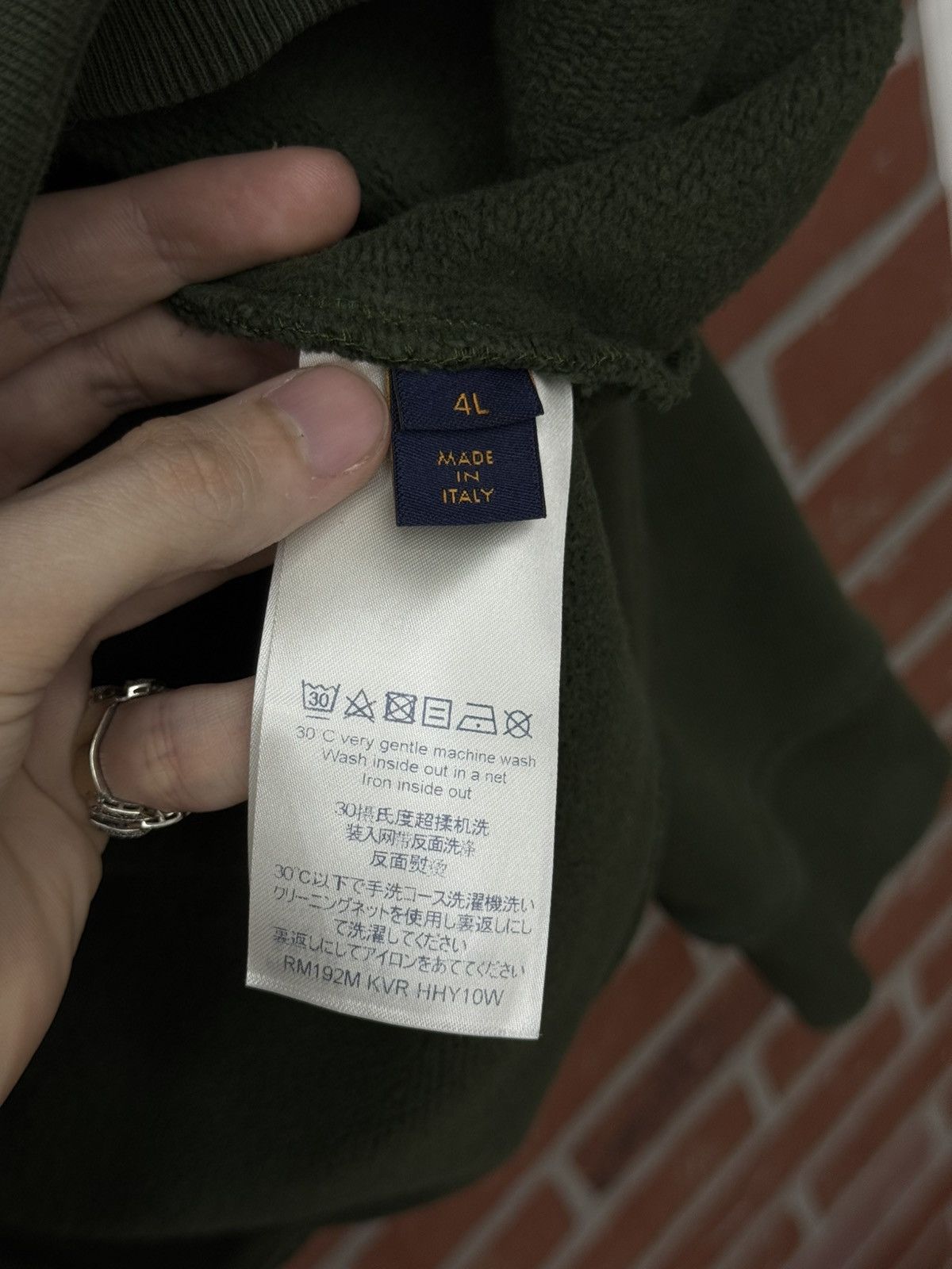 Louis Vuitton Louis Vuitton Virgil Abloh Green Hoodie Size 4L Size US XXL / EU 58 / 5 - 16 Thumbnail