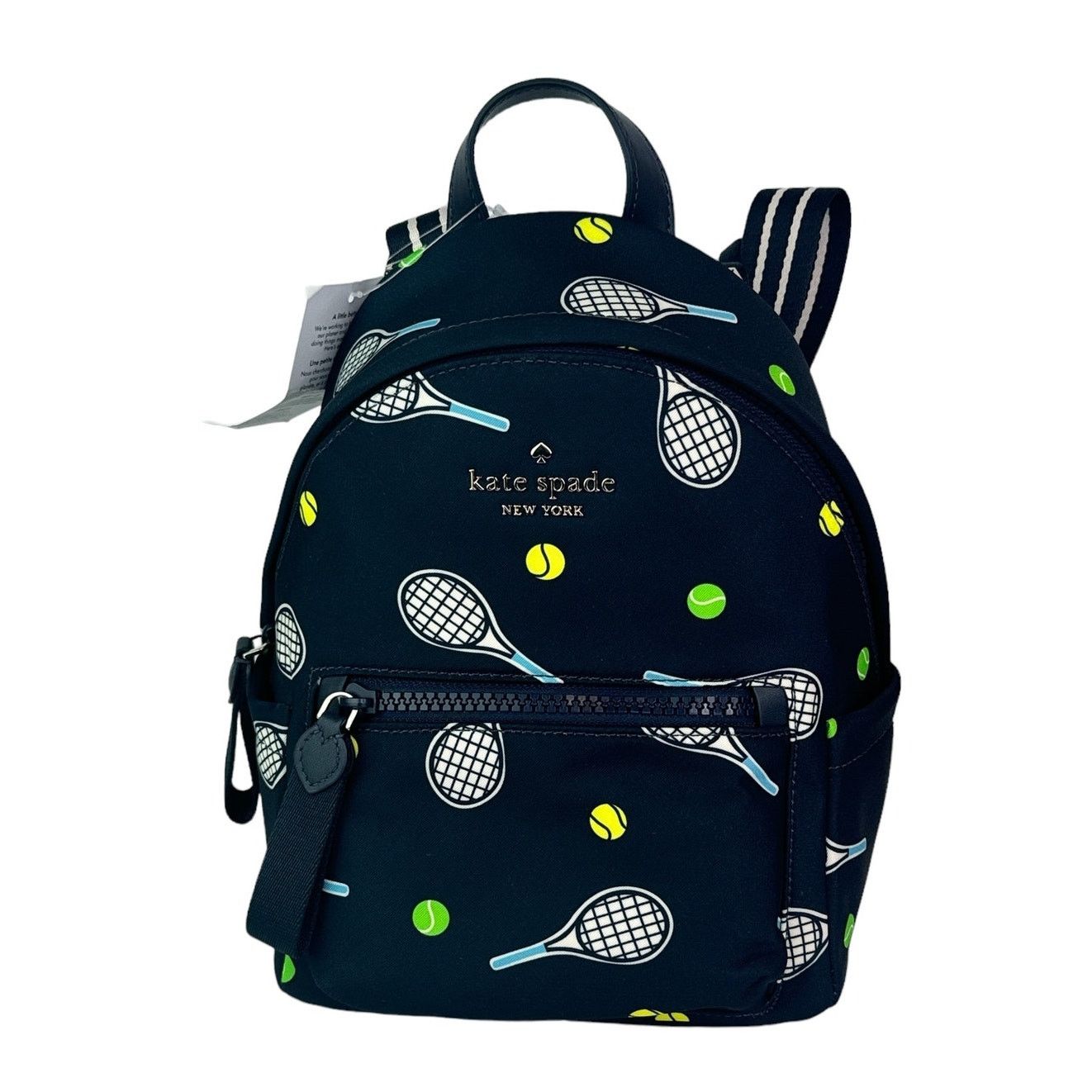 Kate Spade Kate Spade Tennis Racquet and Ball Printed MINI Backpack Size ONE SIZE - 1 Thumbnail