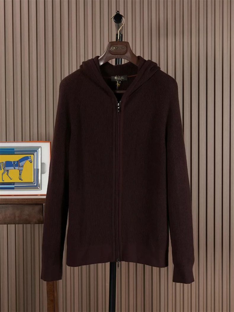 Loro Piana Loro Piana Men's Cashmere Hooded Jacket Size US M / EU 48-50 / 2 - 1 Thumbnail