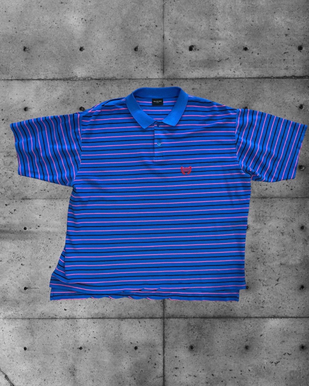 Balenciaga Balenciaga Paris 22 Polo Horse Navy Blue | Grailed