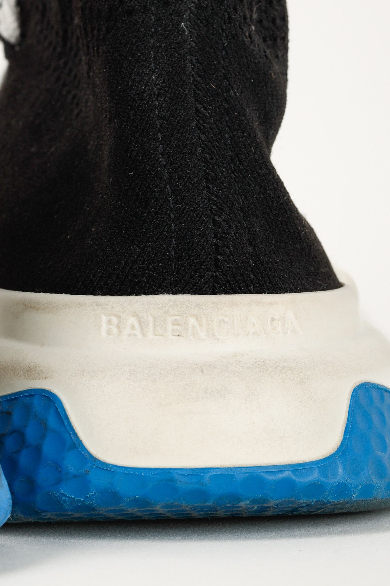 Balenciaga Balenciaga Speed Black Knit Lace-Up High-Top Sneakers Size US 10 / EU 43 - 10 Thumbnail