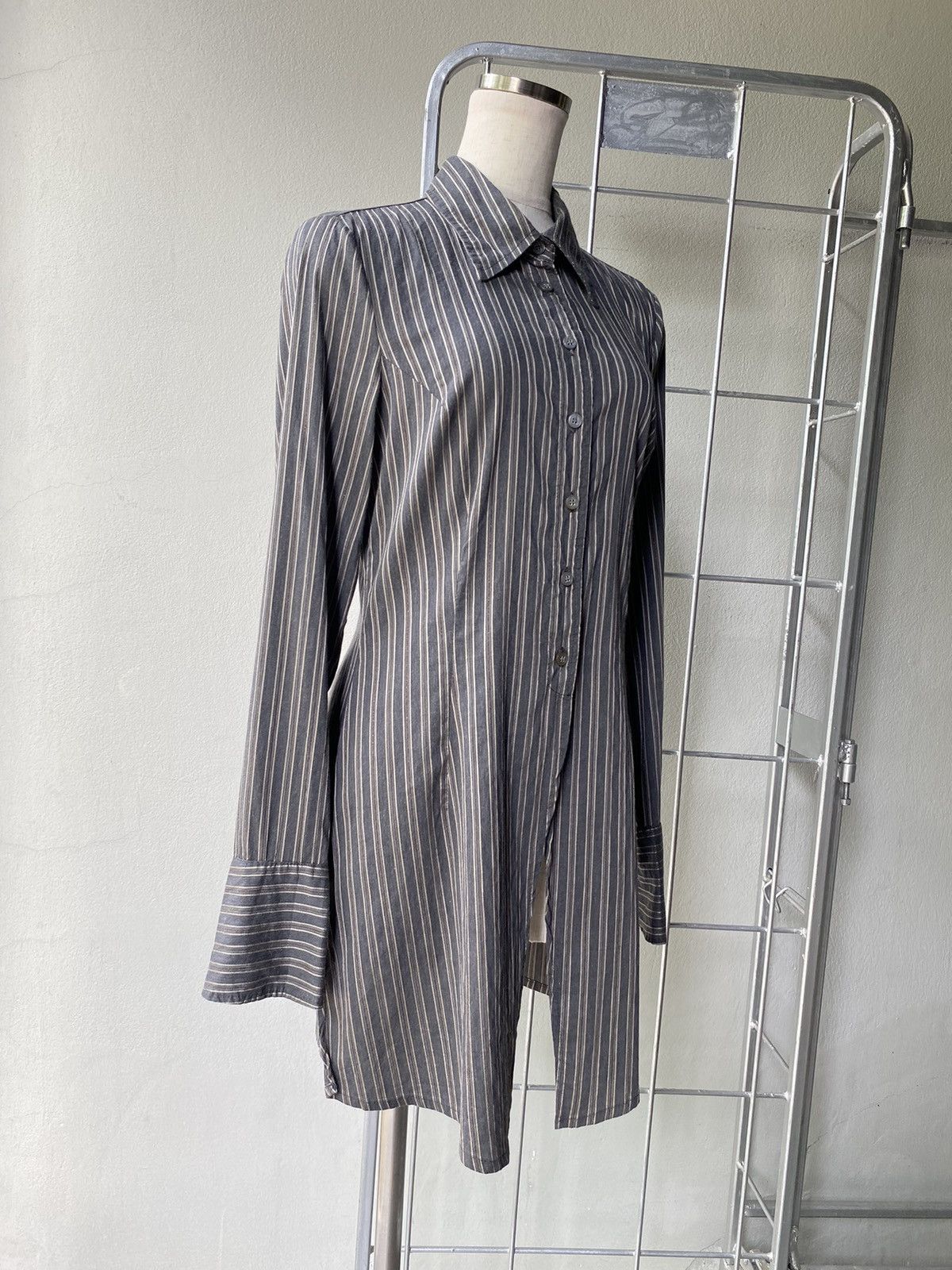 Transit Transit vintage striped long shirt Size XS / US 0-2 / IT 36-38 - 1 Thumbnail