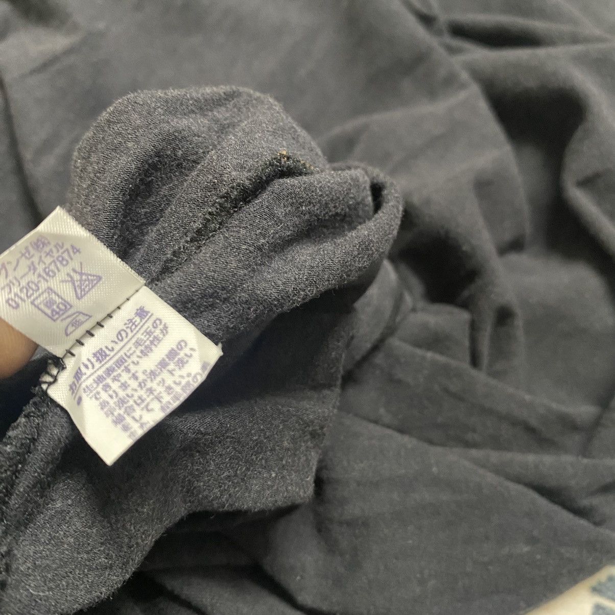 Celine Vintage Celine Navy Longsleeve Shirt Size US M / EU 48-50 / 2 - 13 Thumbnail