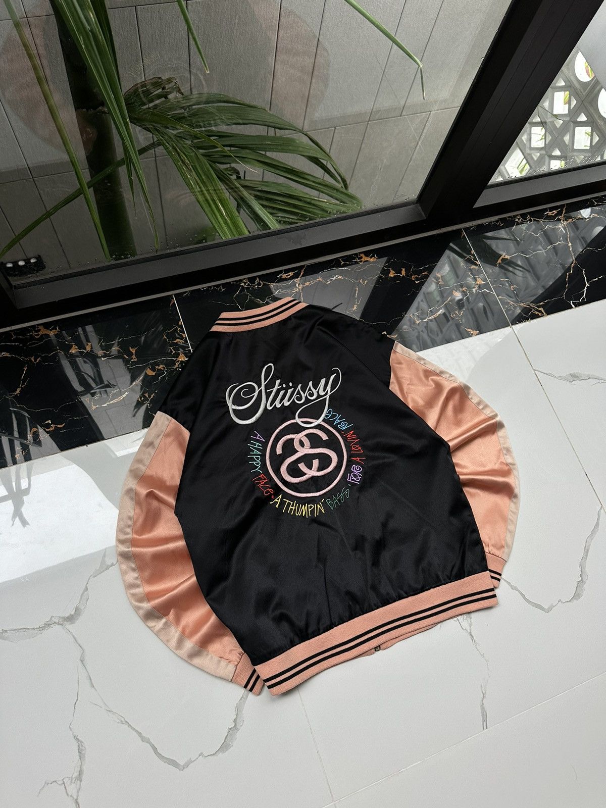 Stussy × Vintage STUSSY VINTAGE BIG LOGO STREETWEAR LIGHT JACKET Size S / US 4 / IT 40 - 1 Thumbnail