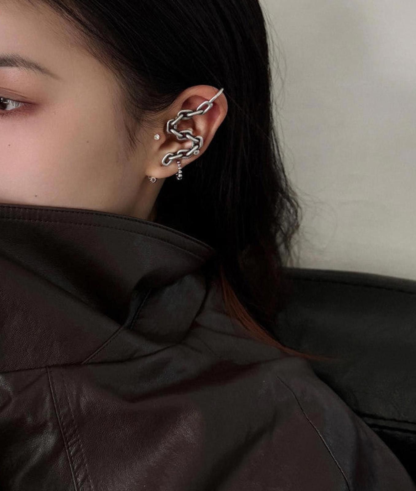 Other Silver Dragon Ear Cuff - Unique Accessory Size ONE SIZE - 1 Thumbnail