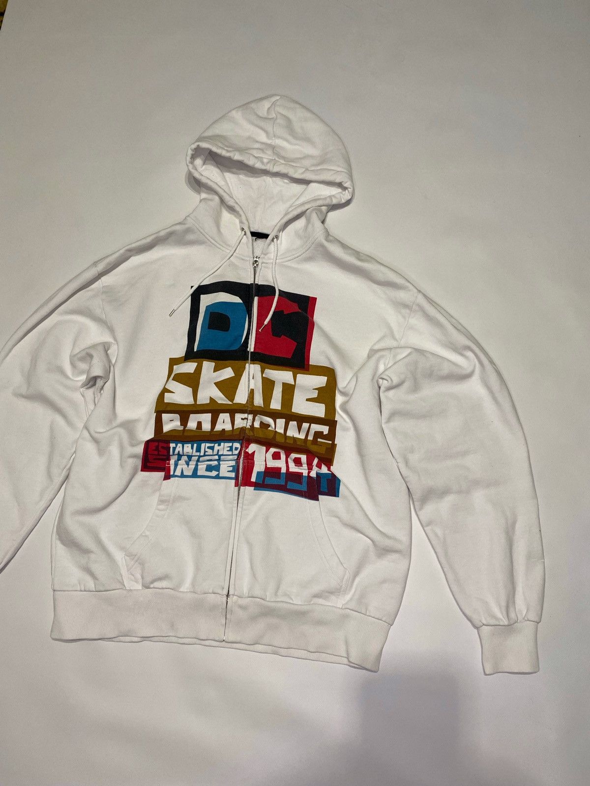 DC Vintage DC oversized hoodie white xl Size US XL / EU 56 / 4 - 1 Thumbnail