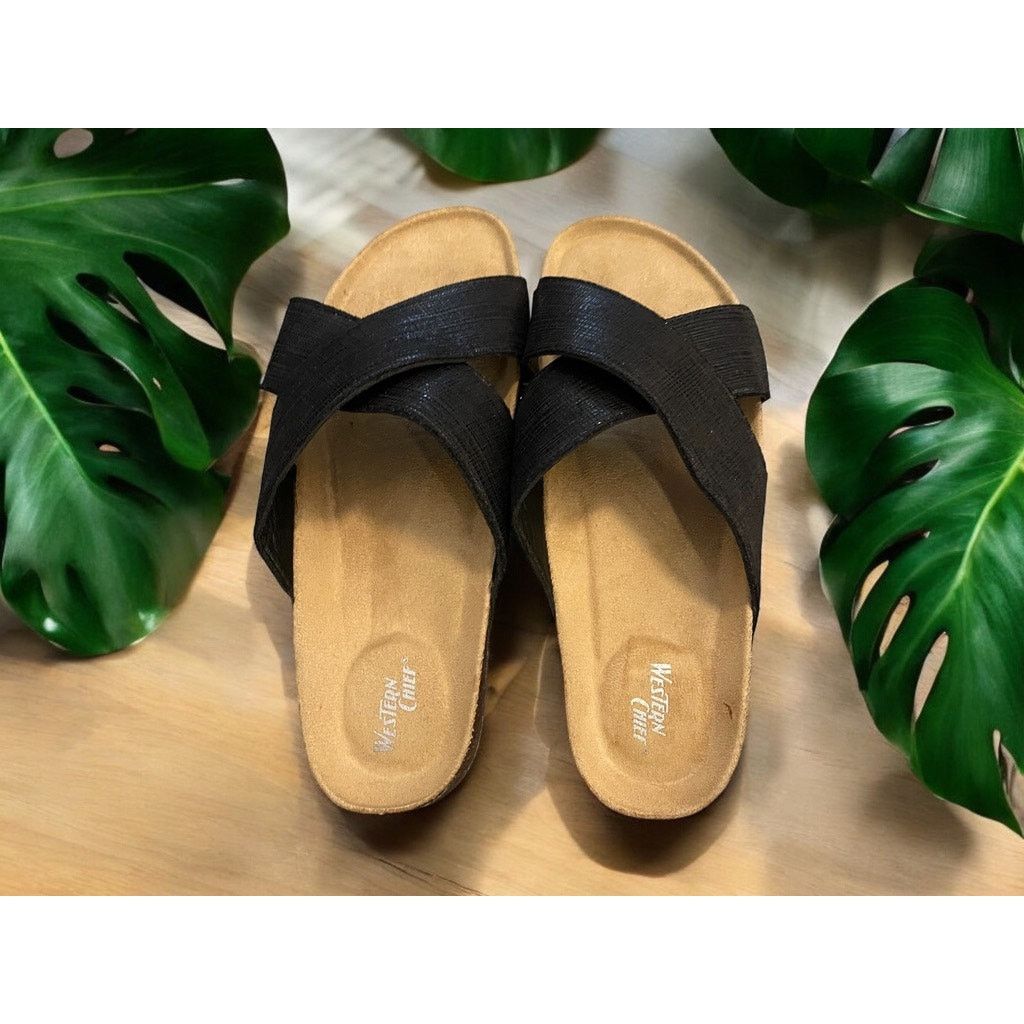 Unknown London Western Chief Women's Sandals Slides Slip Ons Flats Sz 9 Size US 9 / IT 39 - 2 Thumbnail