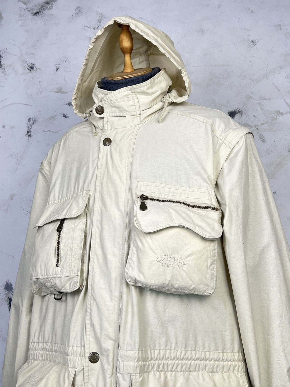 Camel Camel Collection Utility Jacket Convertible Vest Size XL-XXL Size US XXL / EU 58 / 5 - 2 Thumbnail
