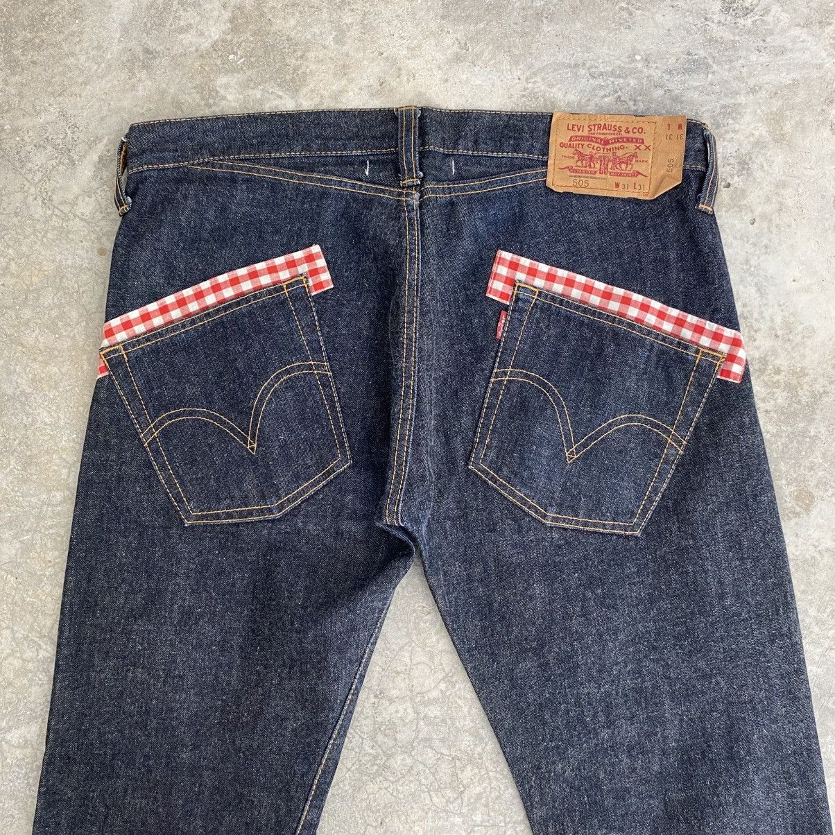Junya Watanabe × Levi's SS09 Levis X Junya Watanabe Reconstruct Calico Trimmed Jeans Size US 34 / EU 50 - 11 Thumbnail