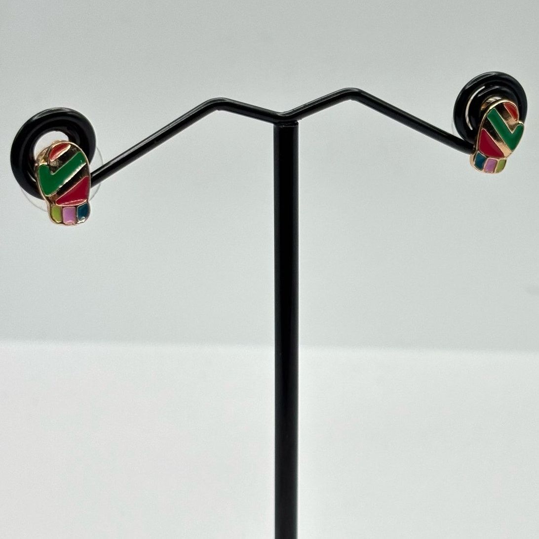 Other Green & Red Muffin Earrings Size ONE SIZE - 2 Thumbnail