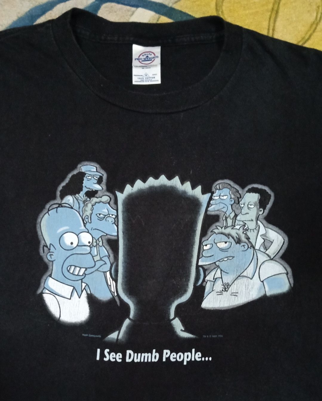 Fox Racing × The Simpsons × Vintage Vintage The Simpsons : I See Dumb People T-shirt Size US L / EU 52-54 / 3 - 4 Thumbnail