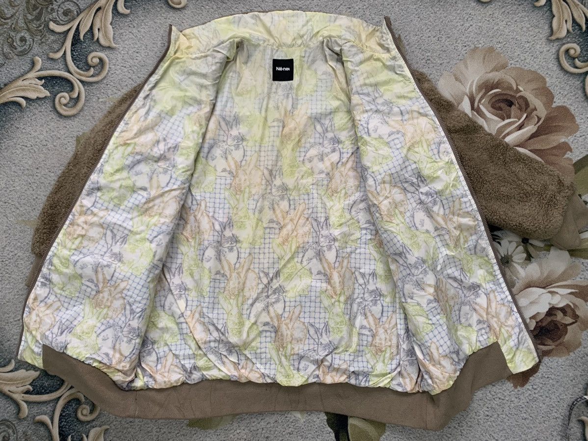 Issey Miyake Ne-Net Issey Miyake Pile Fleece Jacket Rabbit Printed Inner Size US M / EU 48-50 / 2 - 6 Thumbnail
