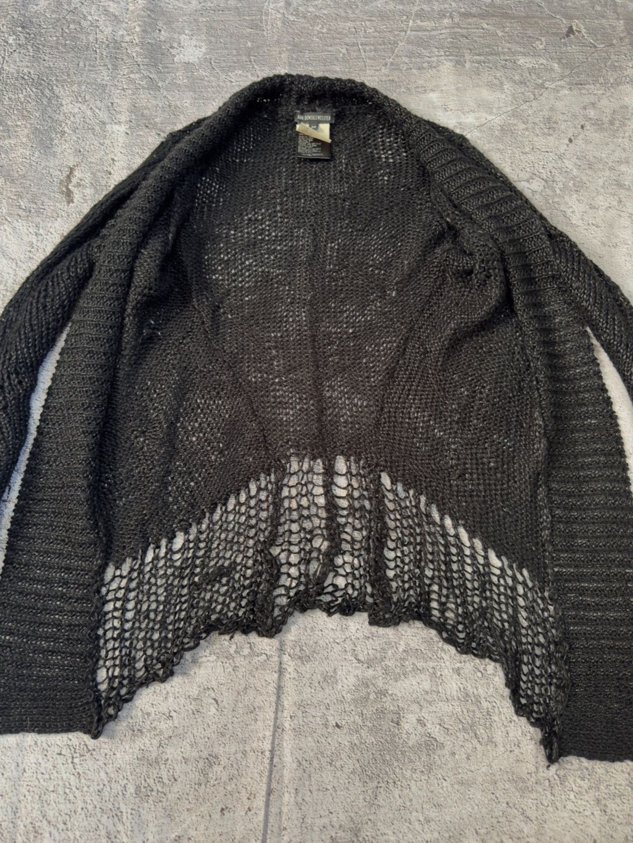 Ann Demeulemeester Ann Demeulemeester 2006SS Linen Knit Size US XXS / EU 40 - 2 Thumbnail
