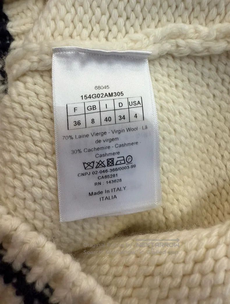 Dior Dior Navy-style knitted cardigan coat Size XS / US 0-2 / IT 36-38 - 5 Thumbnail