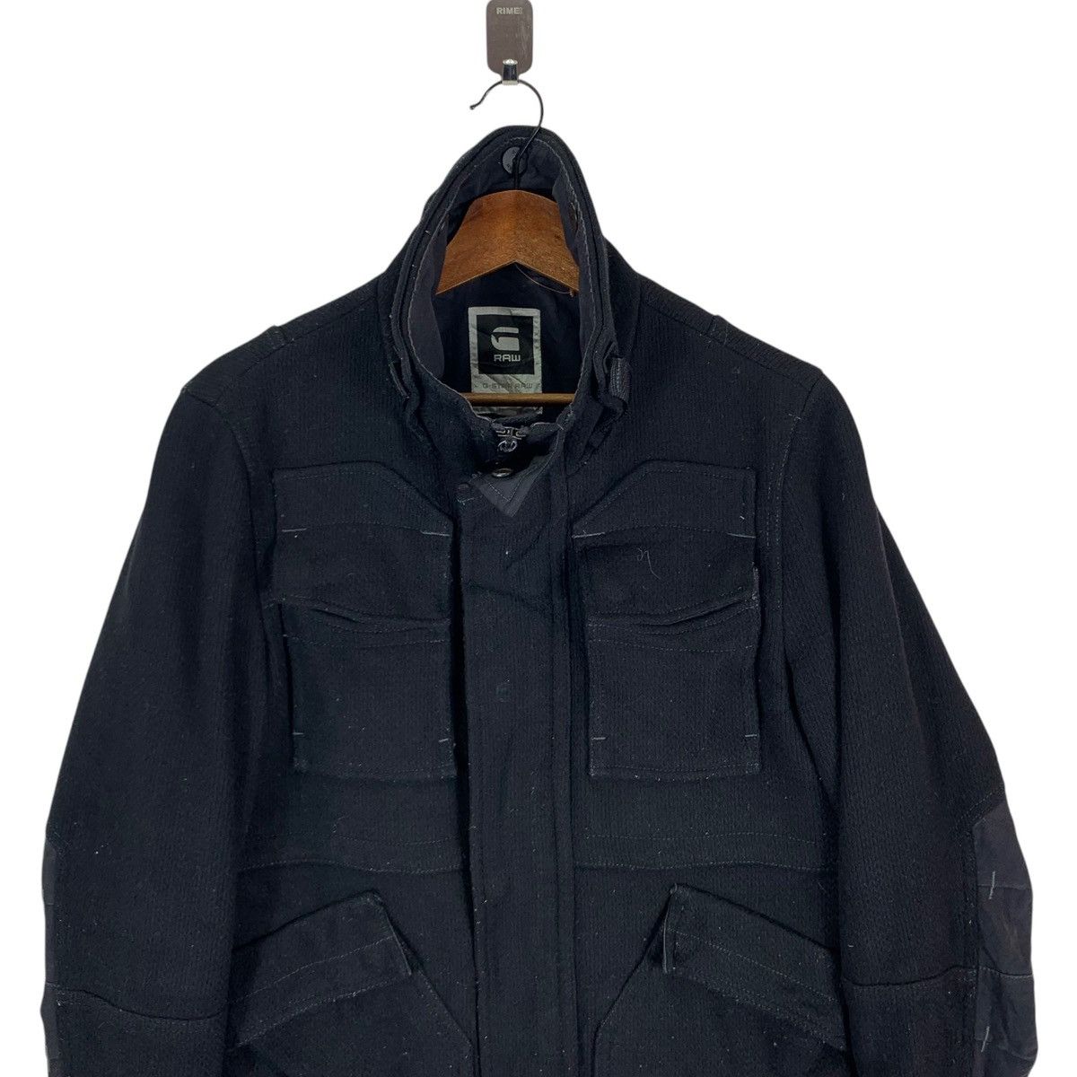 G-Star VINTAGE G-STAR RAW DENIM BLACK BOMBER JACKET Size US S / EU 44-46 / 1 - 5 Thumbnail
