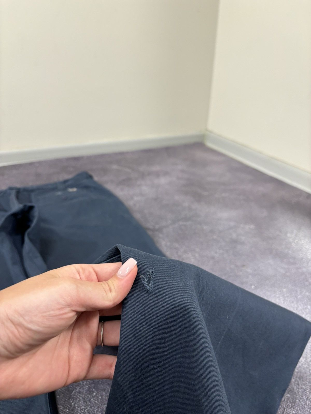 Carhartt Vintage Carhartt Y2K Skate Navy Baggy Blended Twill Pants Size US 38 / EU 54 - 5 Thumbnail