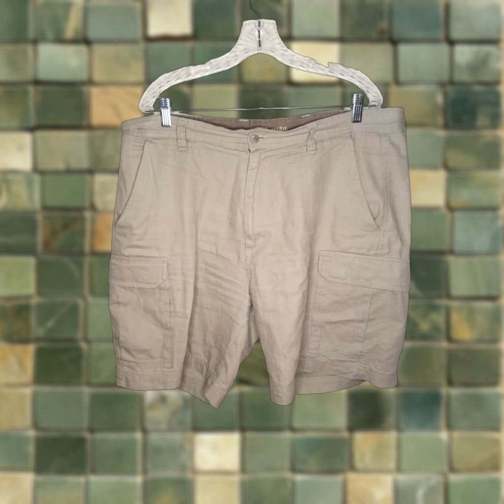 Vintage St. Johns Bay Mens Cargo Shorts Size 38 Adult Brown Casual Summer Clothing Size US 38 / EU 54 - 1 Thumbnail