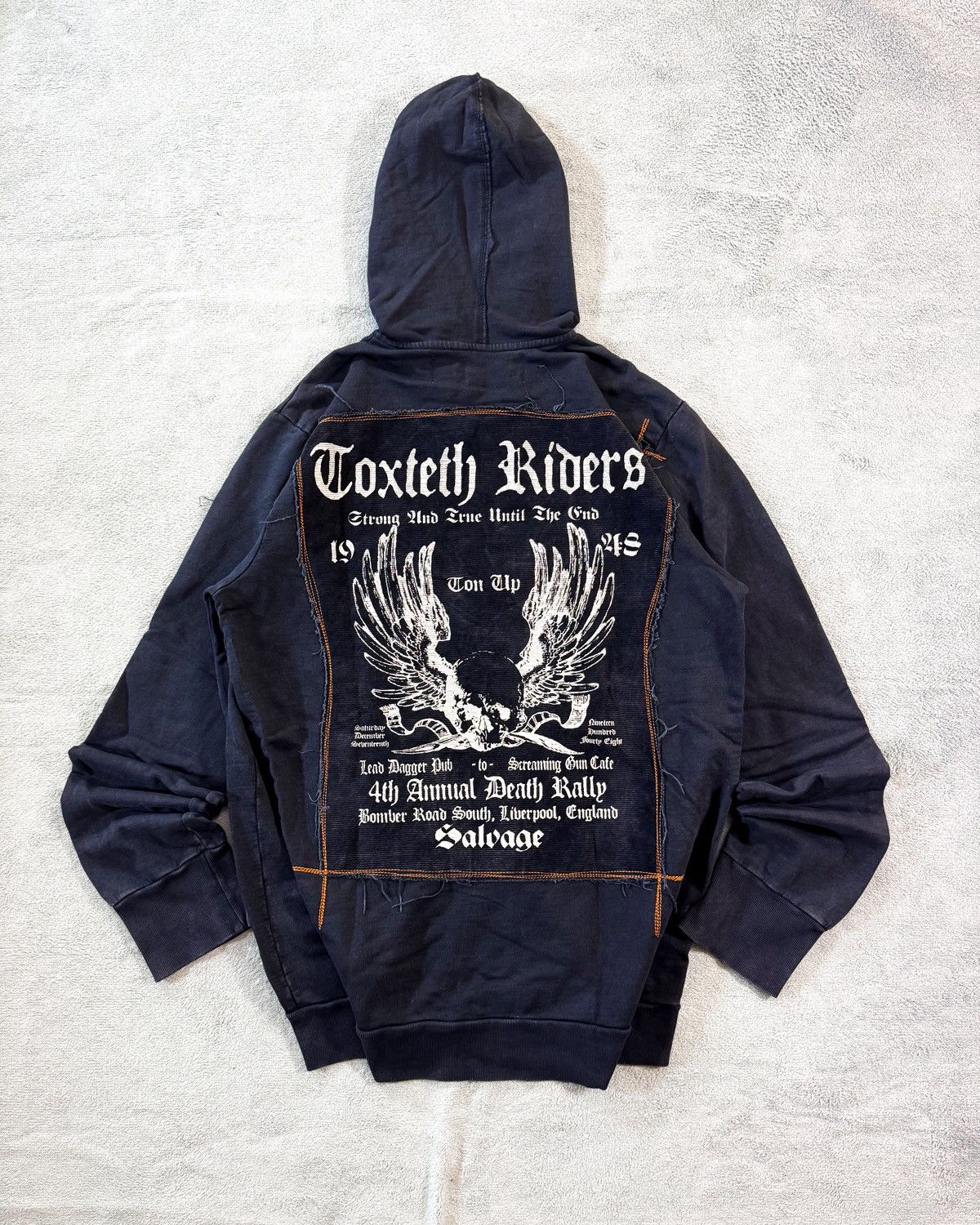 Salvage Vintage Y2k Salvage Toxteth Riders Zip Hoodie Size US M / EU 48-50 / 2 - 1 Thumbnail