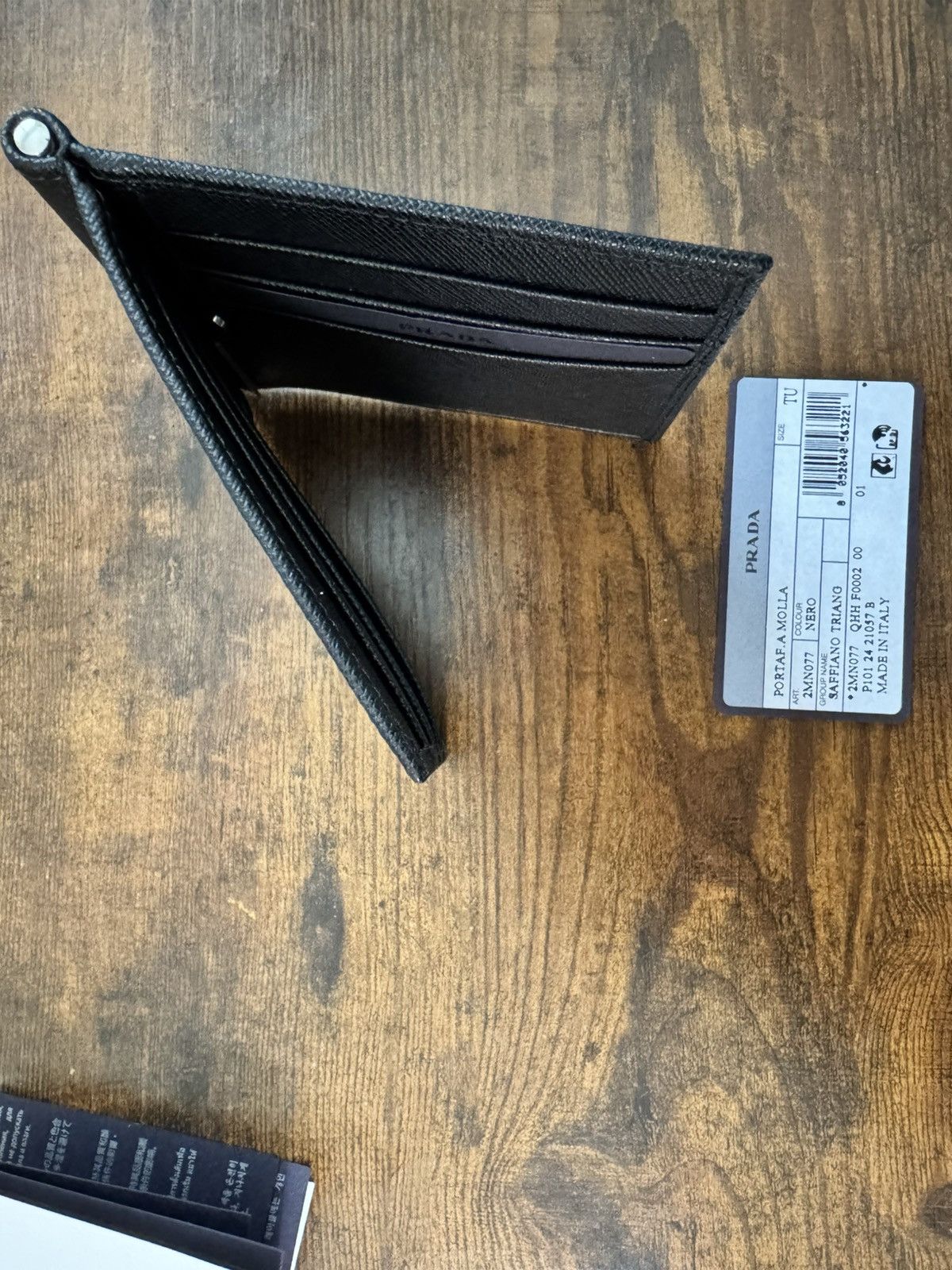 Prada [PRADA] PORTAF.A MOLLA MONEY CLIP WALLET - 2MN077 SAFFIANO Size ONE SIZE - 12 Thumbnail