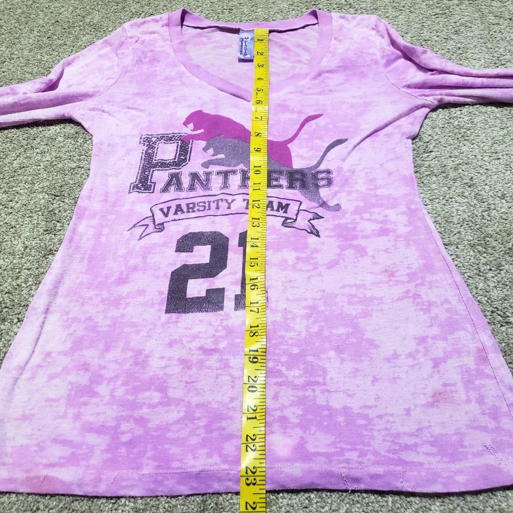 Pinko VINTAGE Panters Varsity Team 21 Pink Long Sleeve Shirt Adult Women's Size S Small Size S / US 4 / IT 40 - 7 Thumbnail