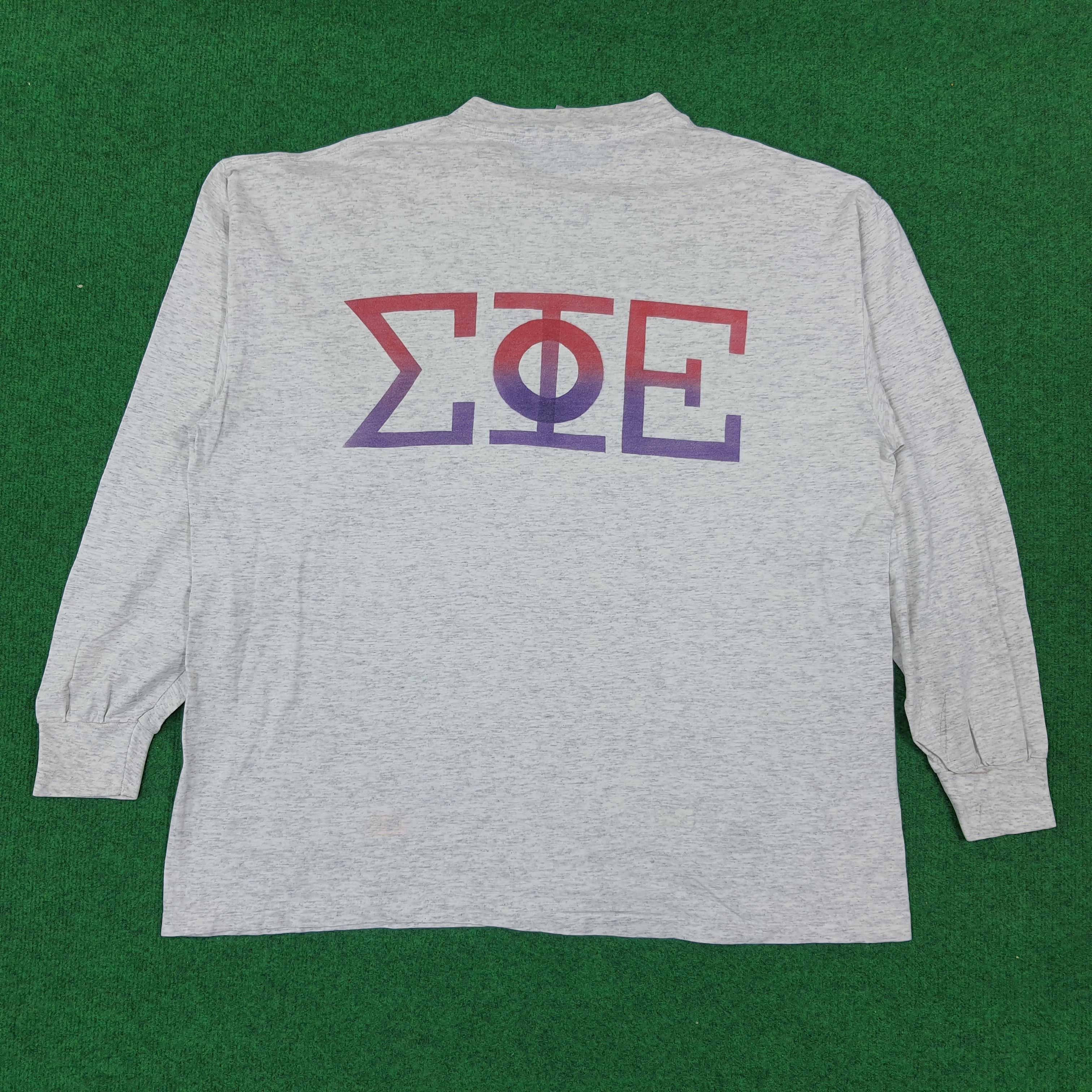 Vintage Vintage Greek Sigma Phi Epsilon Tshirt Size US XXL / EU 58 / 5 - 1 Thumbnail